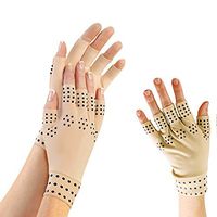 Compression Therapy Active Gloves with Copper Infused for Pain Relief(Nude)