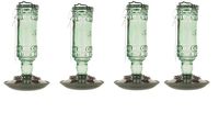 Perky-Pet 8119-2 Antique Bottle Hummingbird Feeder (Green Bottle 4-Pack)