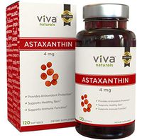 Astaxanthin 4mg - Daily Antioxidant Protection, Maintains Skin Hydration & Firmness, Supports Heart & Immune Function, 60 softgels