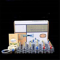 ZSDGY Vacuum Cupping Device, A Full Set of Large Cans 24 Cans Thickened to Increase Magnetic Therapy Pumping Tank