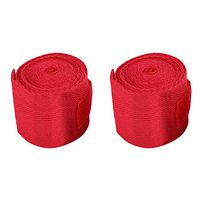 Boxing Hand Wraps, Cotton Bandage Hand Protector Accessory For Kickboxing, Martial Arts (Red)
