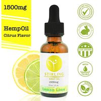 Hemp Oil – Powerful Hemp Formula - Relief from Stress and Pain - Better Sleep - Anxiety & Stress Relief - 0% THC - No Artificial Flavor - Vegan, Organic, Non-GMO 1500mg w/Organic Citrus Essential Oil