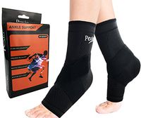 Pexio Professional Foot Sleeve Pair(2 Pcs) with Compression Wrap Support, Breathable, Stabiling Ligaments, Prevent Re-Injury, Boots Circulation, Soothe Achy Feet, Reduce Swelling, Ankle Brace Support