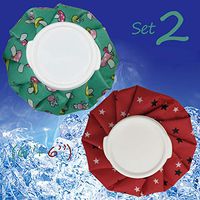 Ice Bag, Ice Bag with Strap Cold Therapy Pack Reusable for Injuries Pain Relief, Ice Bag (Type 10)