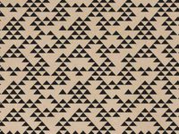 Black Kinetic Triangles on Kraft Brown Tissue Paper Gift Wrapping 20"x30" Sheets (10)