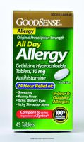 All Day Allergy Tablets, All Day Allergy 45Ct, (1 BOX, 45 EACH)