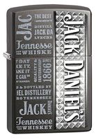 Zippo Gray Dusk Jack Daniels Windproof Lighter