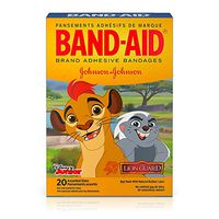 Band-Aid Adhesive Bandages, Disney Juniors The Lion Guard, 20 Bandages (Pack of 2)