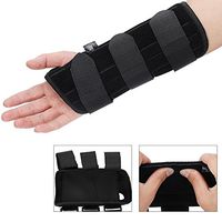 Yotown Wrist Support, Breathable Wrist Brace Hand Support Sprain Forearm Brain Splints Arthritis (L(Left))