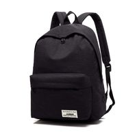 Casual Laptop Backpack Light-Weight Classic Bookbag Rucksack for Travel, Black