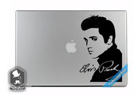 Elvis Presly Inspired Musician The King of Rock and Roll Art Vinyl Decal Sticker for Apple MacBook Dell HP Alienware Asus Acer or Any Laptop Notebook PC Computer