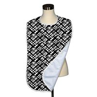 Abstract Collection Adult Bib - Covered with Care Assorted Prints Available! (Strike Off Black & White)