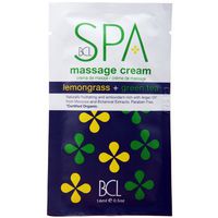Bio Creative Lab Spa Lemongrass & Green Tea Massage Cream, 0.5 Ounce