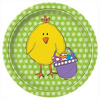 Bright Easter Dessert Plates, 8ct