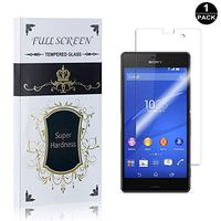 Screen Protector Compatible with Sony Xperia Z3 Compact, UNEXTATI Premium HD Easy Install Tempered Glass Screen Protector Film for Sony Xperia Z3 Compact, 1 Pack