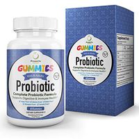 Probiotic Gummies by Prosperity Health®| Strawberry & Orange Flavor Adults & Kids Probiotics | Gluten Free, Allergen Free, Sugar Free, Gelatin Free Probiotics Gummy 60 Count (30 Day Supply)