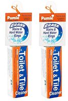 Pumie Toilet & Tile Pumice Cleaner, Pumice Stick with Handle, Multi-Function Toilet Bowl Cleaner by US Pumice, Bath-8, Pack of 2