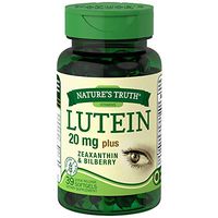 Nature's Truth Lutein 20 mg plus Zeaxanthin & Bilberry Quick Release Softgels - 39 ct, Pack of 4