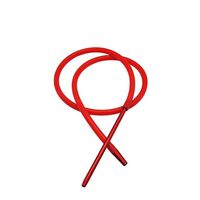Liu huida 1.8M Hookah Shisha Hose with Aluminum Stem Silicone Hose Shisha Hookah Hose Modern Smoking Pipe red