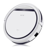 ILIFE V3s Pro Robotic Vacuum, Newer Version of V3s, Pet Hair Care, Powerful Suction Tangle-free, Slim Design, Auto Charge, Daily Planning, Good For Hard Floor and Low Pile Carpet - ILIFEV3spro