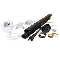 Reliance Controls Corporation EC300 In-Wall Line Voltage Cover and Power Kit for Flat Screen TVs