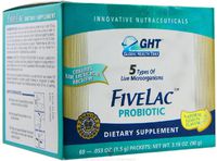 (4) Boxes FiveLac Candida Defense Fights Yeast Infections, Candida, Digestive Disorders by Global Health Trax ThreeLac
