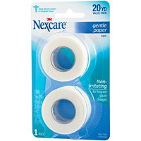 Nexcare Tape Gentle Paper 1"x10yd 2 Ct