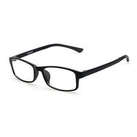 Cyxus Blue Light Fliter Glasses Frame for Men and Women, Anti Eyestrain Lens TR90 Computer Eyeglasses(Matte Black)