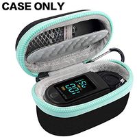 Case Compatible for Zacurate Pro Series 500DL/ BL/CMS 50-DL/Facelake/Innovo Deluxe/Facelake/Santamedical/Fingertip P.O Blood Oxygen Saturation Monitor(Case Only)-Black