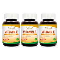 Lovita Vitamin E 400IU, D-Alpha tocopherol, 60 Capsules (Pack of 3)