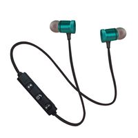 Wireless Earbuds Magneitc Bluetooth Sport Headphones HiFi Stereo Noise Cancelling Earphones with Microphone Sweatproof Headsets Compatible with iPhone 6/6S/7/8/x for Running Workout Gym (Green)