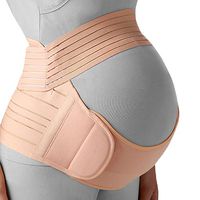 Belly Band for Pregnancy, Pregnancy Belt - Maternity Belt for Back Pain. Prenatal - Pregnancy Support Belt with Adjustable/Breathable Material. Back Support for Pregnant Women. Peach Color/Size M