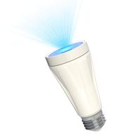 BlissLights Laser Bulb - Decorative Light for Parties, Holidays, Night Light Ambiance (Indoor/Outdoor, E26 Base, 50x50ft) - Blue