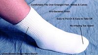 Diabetic Oversized Seamless Socks, Medium/Large