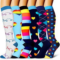 Copper Compression Socks Women and Men-Best for Running,Athletic,Varicose Veins,Nursing,Hiking,Recovery & Flight Socks