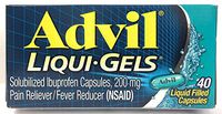 Advil Liqui-Gels Pain Reliever and Fever Reducer - 200 mg - 40 Liquid Gel Capsules