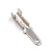 Baomain Male Spade Quick Splice Crimp Terminals 2.8mm Crimp Connector Non Insulated 100 Pcs