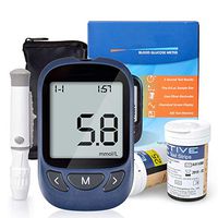 LHYCM Blood Glucose Meter Diabetes Diabetic Blood Sugar Detection with Test Strips and Lancets Needles for Diabetic