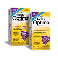 Nature's Way Fortify Optima 14 Probiotic Strains True Potency 35 Billion CFU, 60 Vegetarian Capsules, Pack of 2