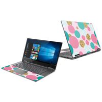 MightySkins Skin Compatible with Lenovo Yoga 730 15" (2018) - Golden Bubbles | Protective, Durable, and Unique Vinyl Decal wrap Cover | Easy to Apply, Remove, and Change Styles | Made in The USA