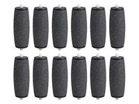 12-pack Premium Pedi Roller Heads Compatible With Pedi Perfect Electronic Pedicure Foot File, Professional Grade, Water Resistant, Roller Refills (12 Count)