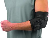 Mueller Adjustable Elbow Support, Black, One Size Fits Most (Packaging May Vary) | Adjustable Elbow Brace