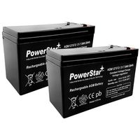 12V 7AH 7.5ah 8ah 12 Volt SLA Sealed Acid Fish Finder Battery - 2 Pack