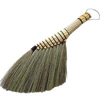 WEIFAN CAI- Mango Grass Broom Wall-Mounted Handmade Anti-Static Soft Moisture Proof Green Wear Resistant Cleanable (Size : 41cm)