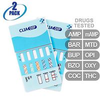 MiCare [2pk] - 10-Panel Urine Drug Test Card (AMP/BAR/BUP/BZO/COC/mAMP/MTD/OPI/OXY/THC) #MI-WDOA-9104