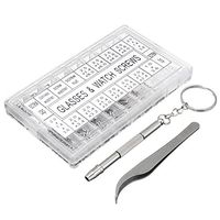 CocinaCo 1000Pcs Micro Eyeglass Sunglass Spectacles Tiny Screw Nut Set Repair Kit Tools