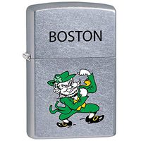 Boston Pride Fighting Irish Leprechaun Chrome Zippo Lighter