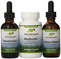 Native Remedies ThyroidAssist, Fatigue Fighter and MindSoothe UltraPack