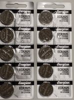 Energizer CR2025 3V Lithium Coin Battery 10 Pack (2 packs of 5) by Energizer