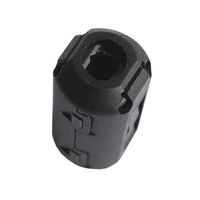 20ea Inner 7mm 0.28''Cable Wires Clip EMI Filter ferrite Bead clamp RF Choke ferrite Ring Noise Cancel ferrite core Black